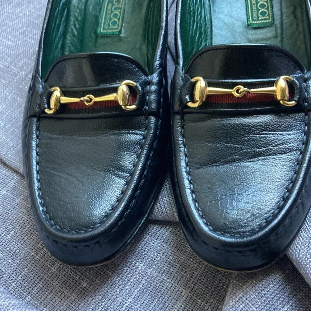 ..SOLD..Vintage Gucci Loafers - Picture 5 of 9